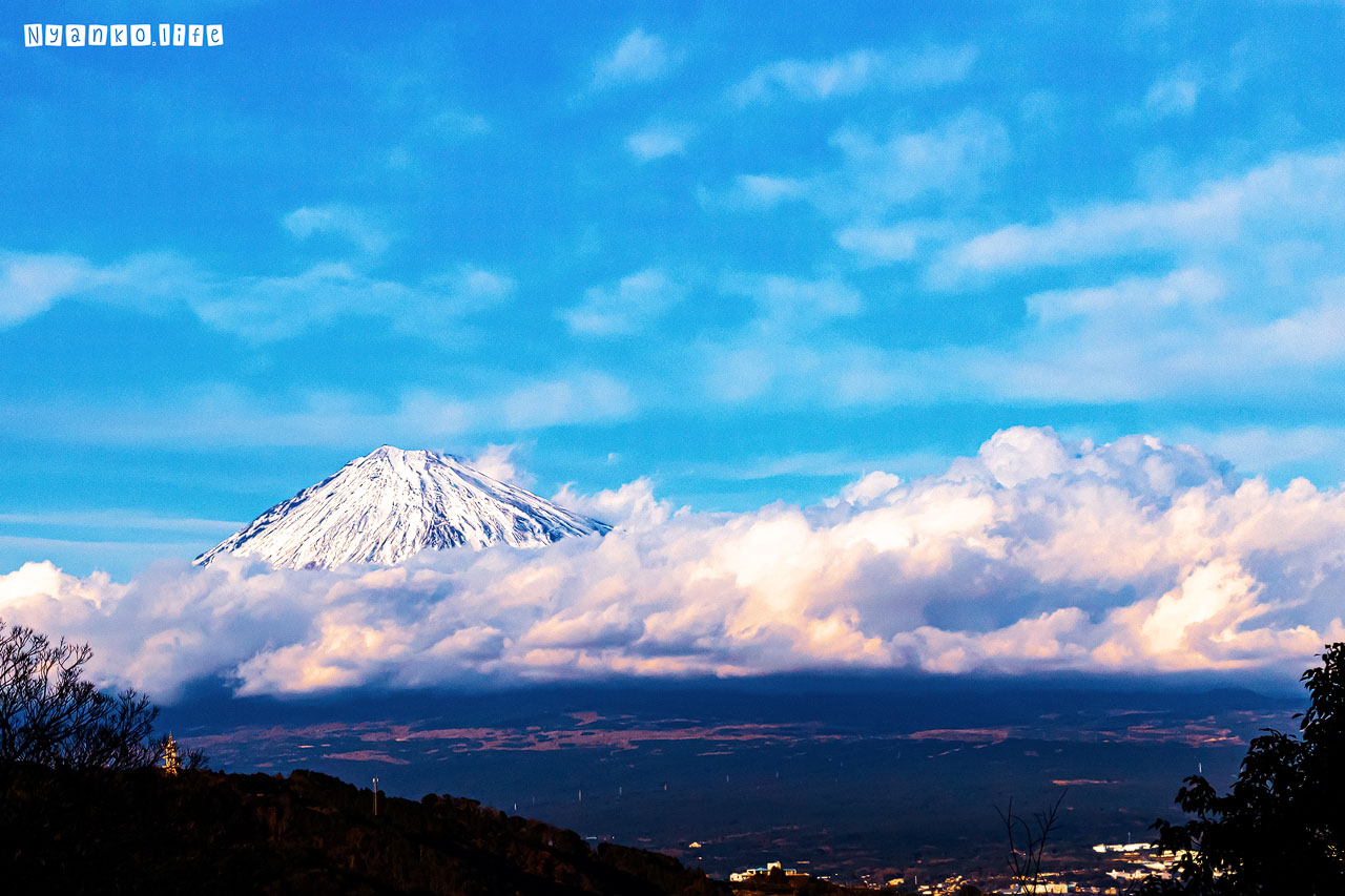 作品：そら：年明けの富士山と空 20200106